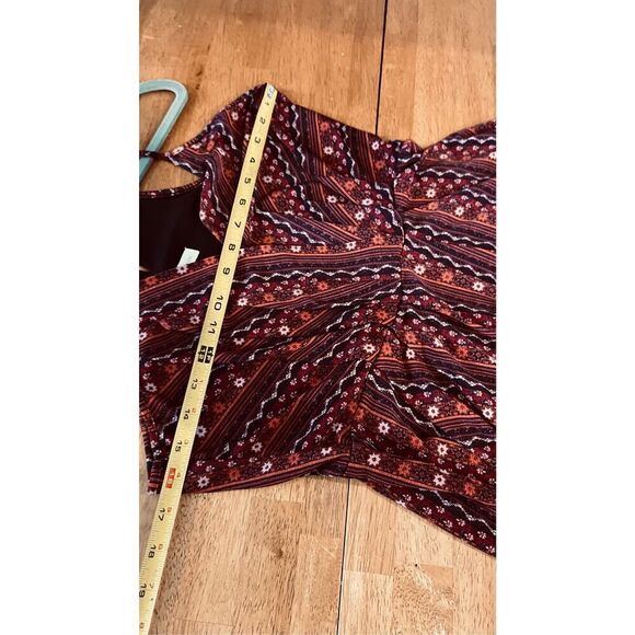 BCBGeneration Brown Floral Maxi Dress Size M - Picture 8 of 8